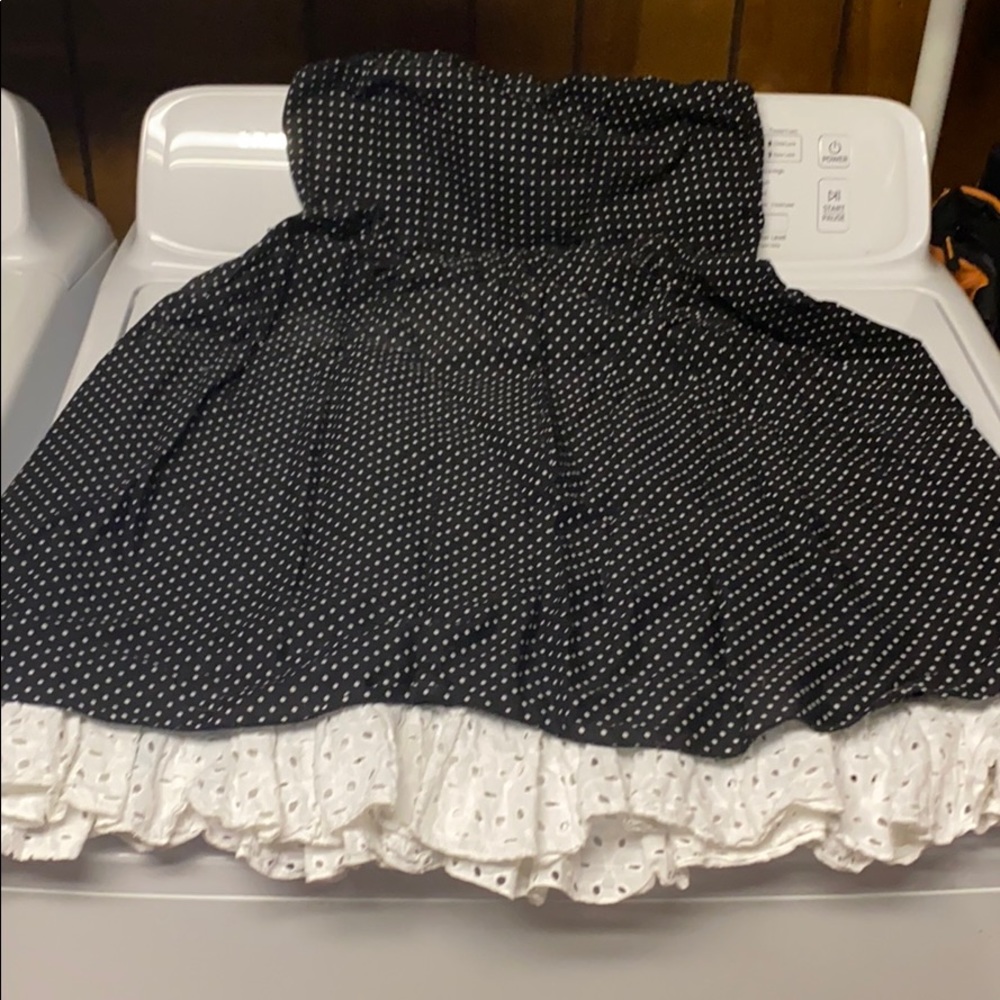 Polka dot mini dress